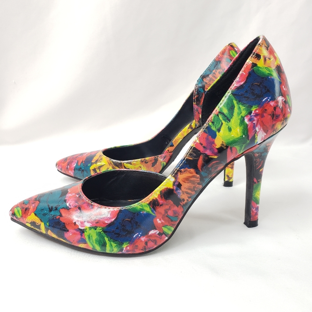 BRASH Floral Heels